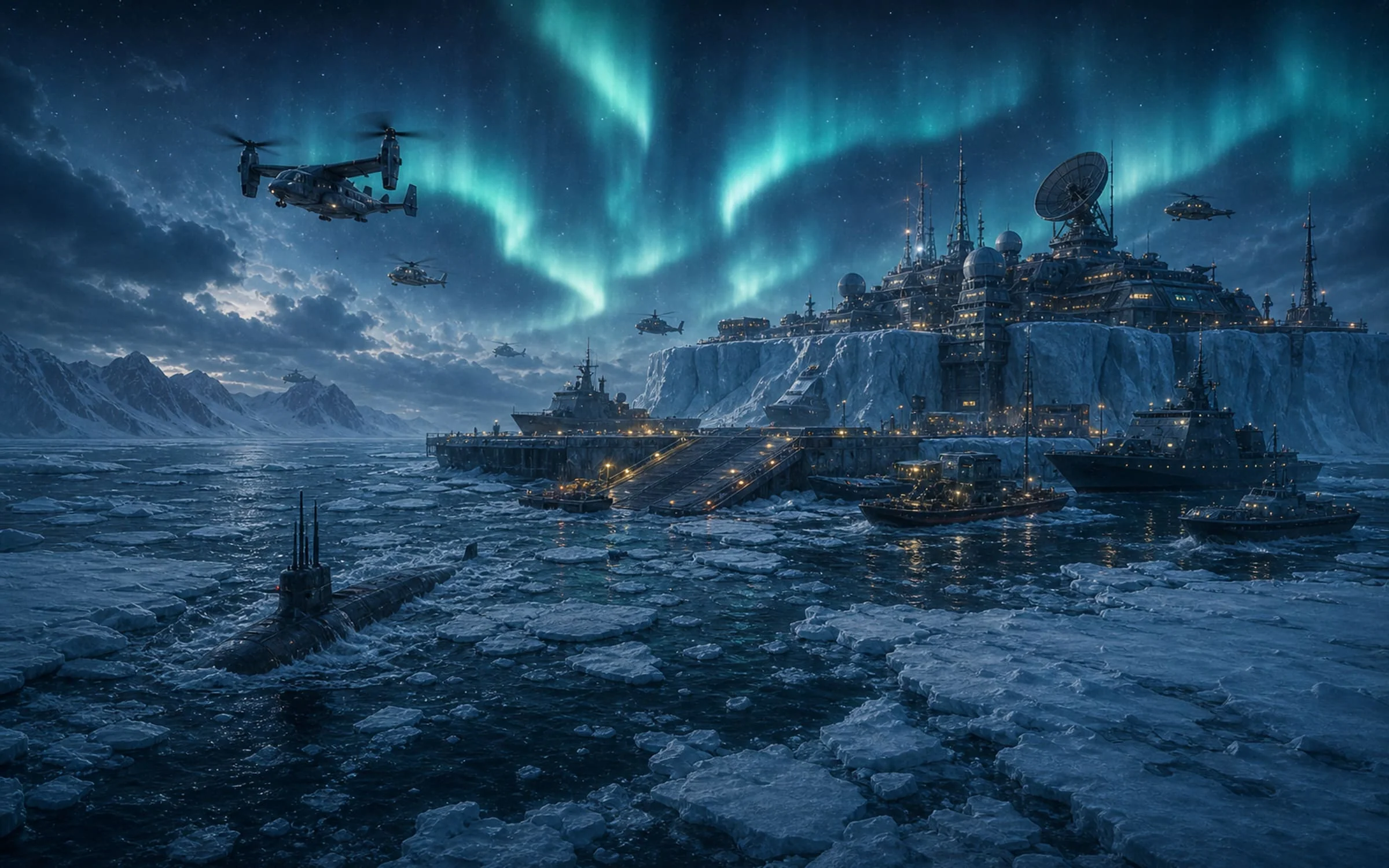 Arctic Ocean theater scene